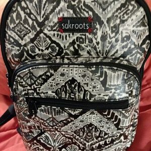 Sakroots mini backpack coated canvas nwt